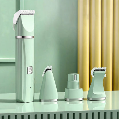 4 in 1 Electric Pet Grooming Kit - Hair Trimmer, Clippers, Nail Grinder for Cats & Dogs